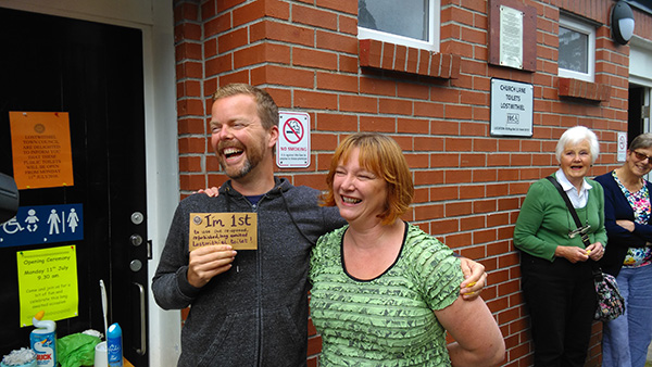 Mat Connolley with Deputy Mayor Pam Jarrett