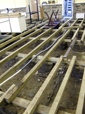 New joists for floor