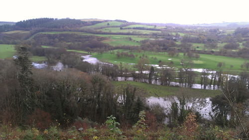 Golf club flooding