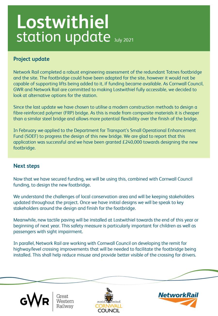 News  update about new footbridge page 2