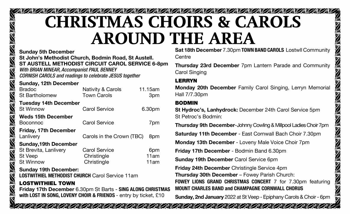 Carols and Choirs Xmas 2021