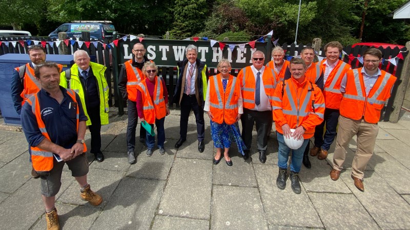 Launch of Lostwithiel Footbridge project