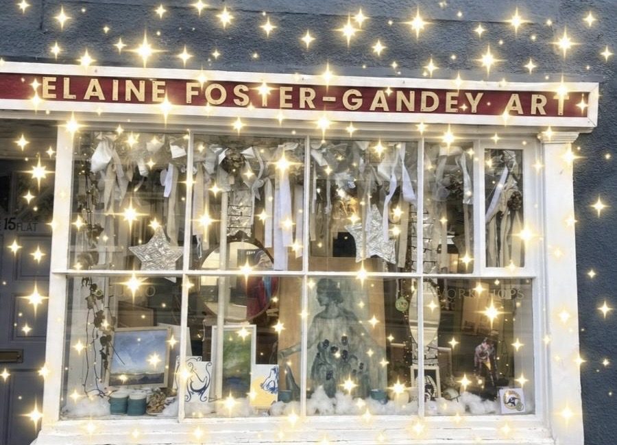 Elaine Foster Gandey Christmas Window
