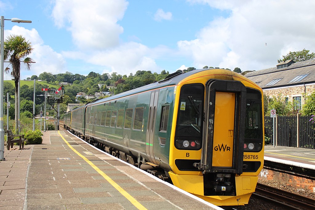 GWR 158765 - 158767 at Lostwithiel