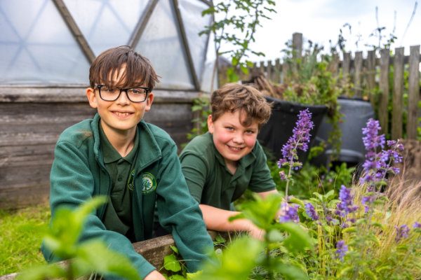 Lostwithiel Primary School pupils
