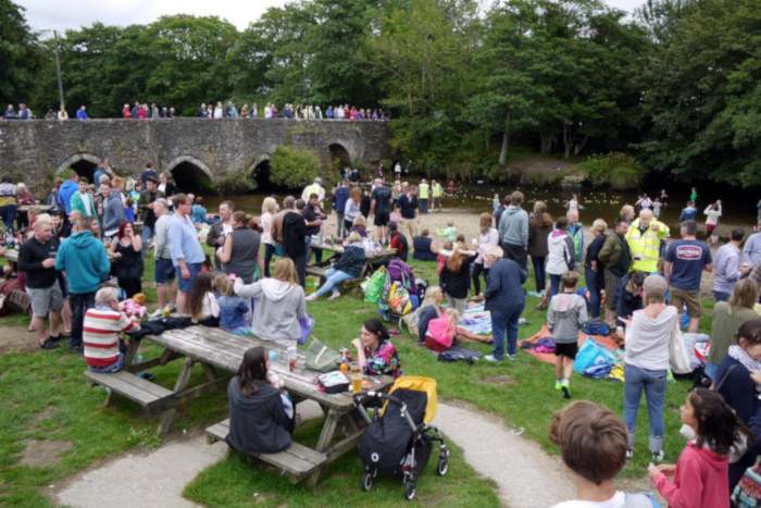 Lostwithiel bridge bathing area