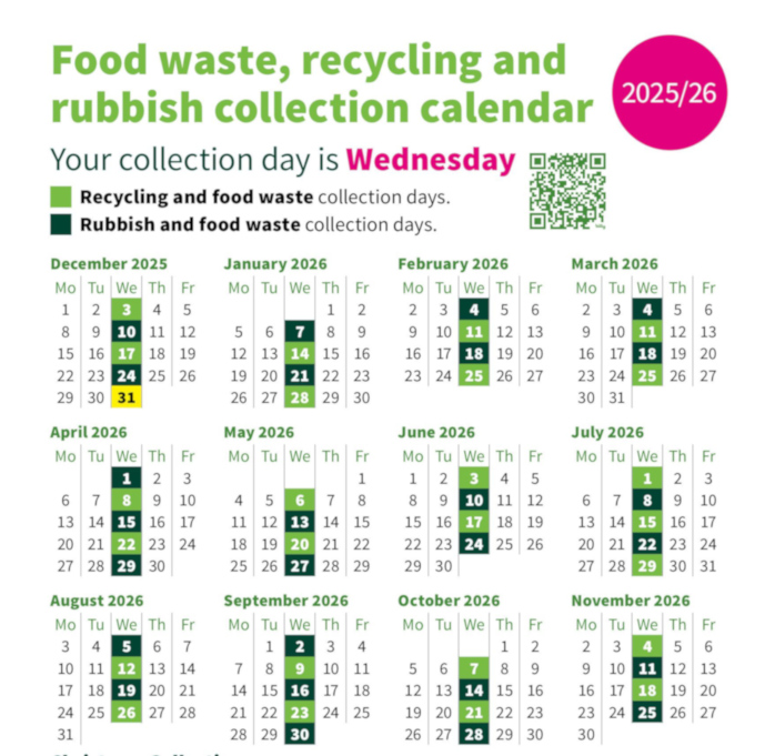 Lostwithiel Waste Collection Dates 2026