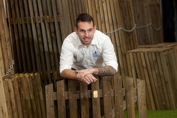 Duchy Timber's general manager Olly Bennett